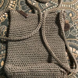 The Sak sea foam colored bag